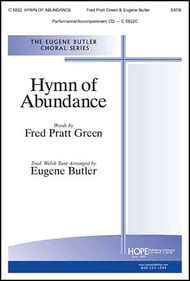 Hymn of Abundance SATB choral sheet music cover Thumbnail